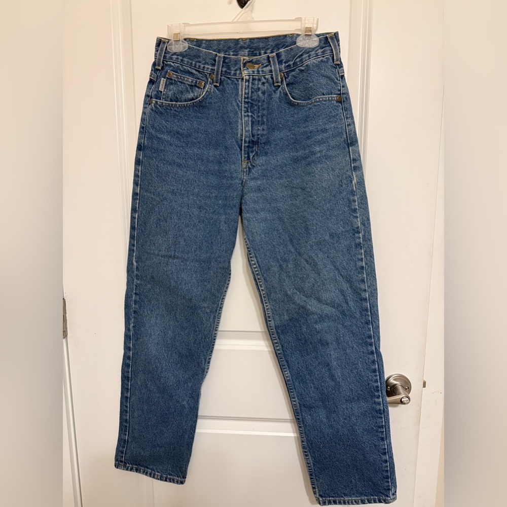 Carhartt Men's Straight Blue Jeans